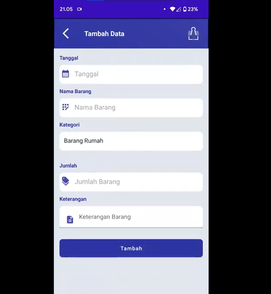 Aplikasi Inventory Barang Ku (Tugas Matkul)