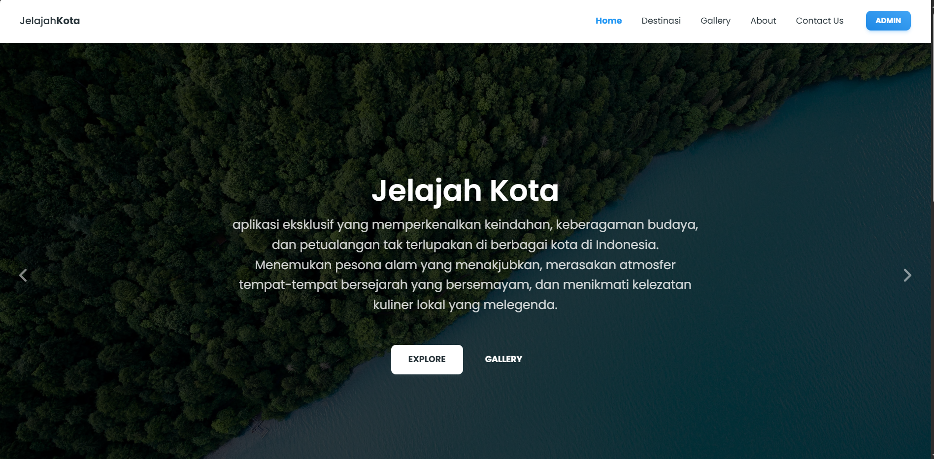 Website Jelajah Kota (Tugas Matkul)