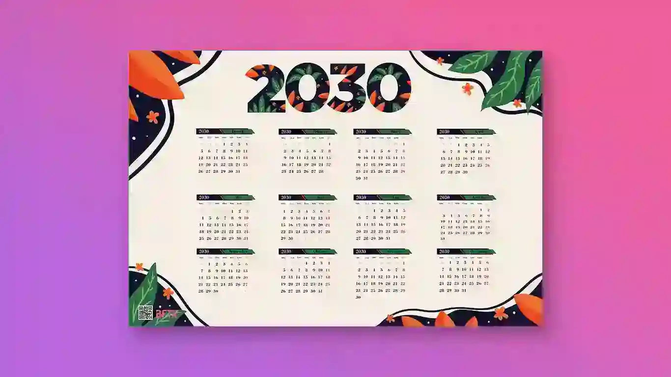 Kalender 2030